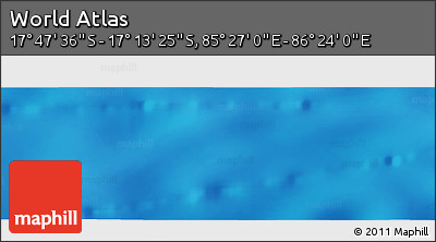 Physical Panoramic Map of the Area around 17° 30' 31" S, 85° 55' 30" E