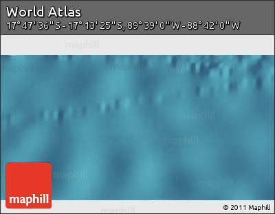 Satellite 3D Map of the Area around 17° 30' 31" S, 89° 10' 30" W