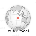 Outline Map of the Area around 17° 30' 31" S, 98° 40' 30" E, rectangular outline