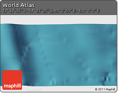 Satellite 3D Map of the Area around 17° 30' 31" S, 99° 31' 30" E