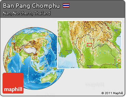 Physical Location Map of Ban Pang Chomphu