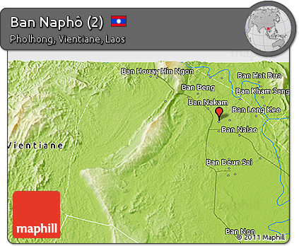 Physical 3D Map of Ban Naphô (2)