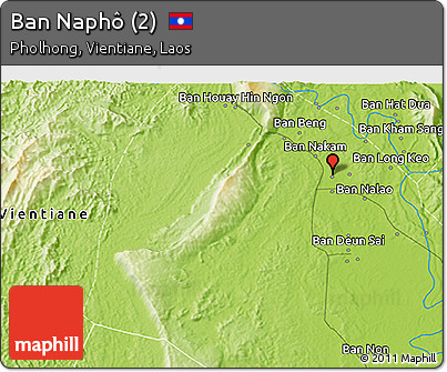 Physical 3D Map of Ban Naphô (2)