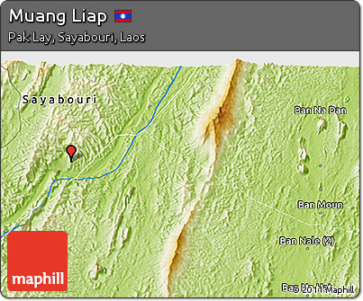Physical 3D Map of Muang Liap