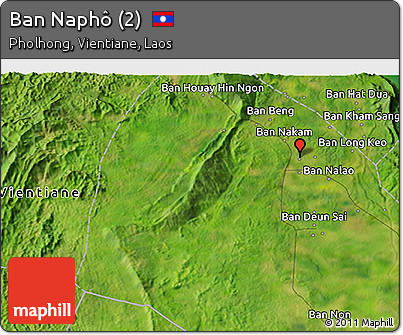 Satellite 3D Map of Ban Naphô (2)