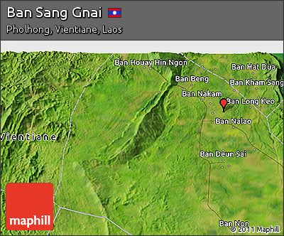 Satellite 3D Map of Ban Sang Gnai