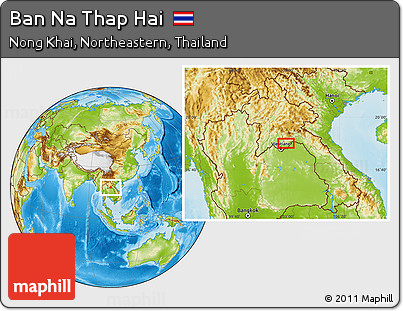 Physical Location Map of Ban Na Thap Hai