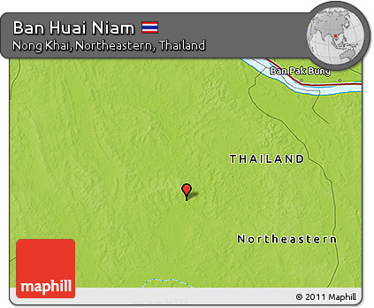 Physical 3D Map of Ban Huai Niam