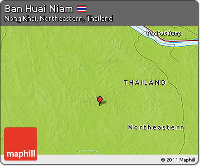 Physical 3D Map of Ban Huai Niam