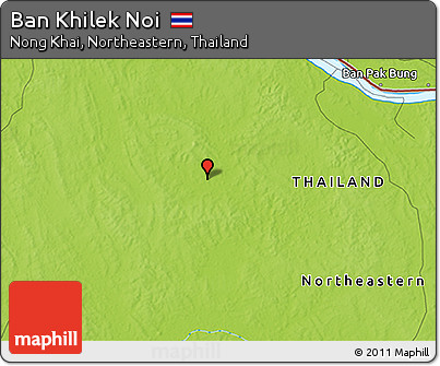 Physical 3D Map of Ban Khilek Noi