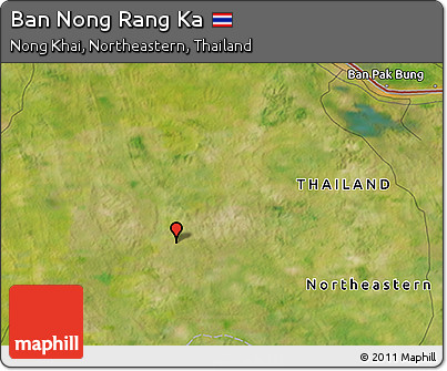 Satellite 3D Map of Ban Nong Rang Ka