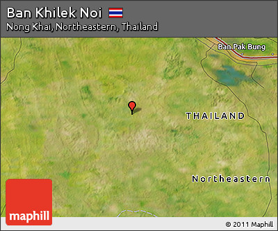 Satellite 3D Map of Ban Khilek Noi