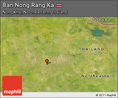 Satellite 3D Map of Ban Nong Rang Ka