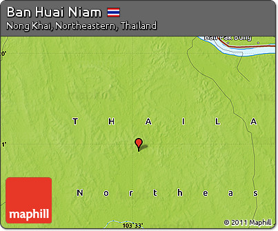 Physical Map of Ban Huai Niam