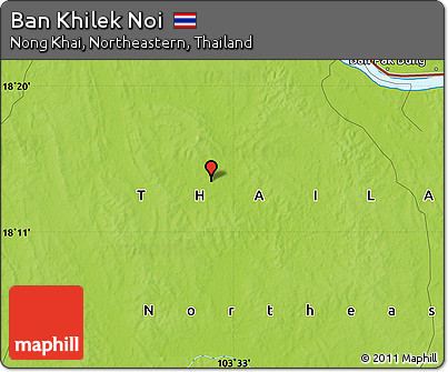 Physical Map of Ban Khilek Noi