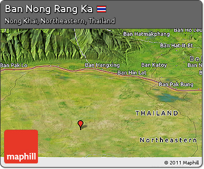 Satellite Panoramic Map of Ban Nong Rang Ka