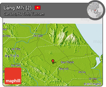 Physical 3D Map of Làng Mới (2)
