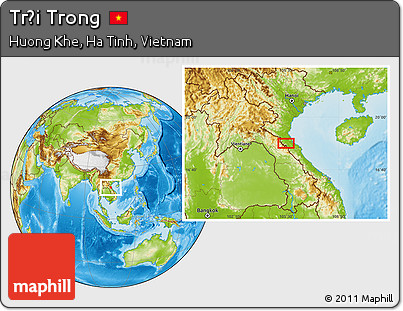 Physical Location Map of Trại Trong