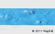 Physical Panoramic Map of the area around 18° 21' 26" N, 109° 34' 29" W