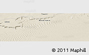 Shaded Relief Panoramic Map of the area around 18° 21' 26" N, 10° 7' 30" W