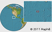 Satellite Location Map of the area around 18° 21' 26" N, 113° 49' 29" W