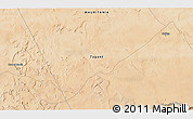 Satellite 3D Map of the area around 18° 21' 26" N, 11° 49' 29" W
