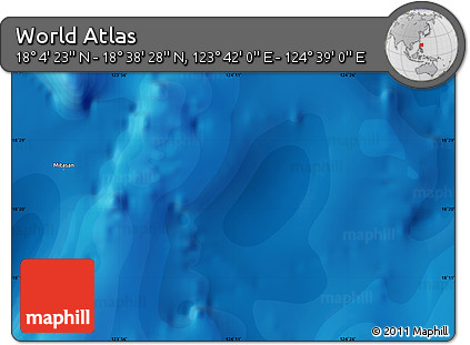 Political Map of the Area around 18° 21' 26" N, 124° 10' 30" E