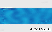 Shaded Relief Panoramic Map of the area around 18° 21' 26" N, 134° 13' 29" W