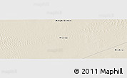 Shaded Relief Panoramic Map of the area around 18° 21' 26" N, 13° 31' 30" W