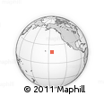 Outline Map of the Area around 18° 21' 26" N, 144° 25' 30" W, rectangular outline