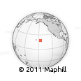 Outline Map of the Area around 18° 21' 26" N, 146° 7' 30" W, rectangular outline