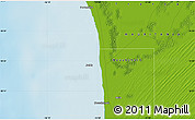 Physical Map of Portendick