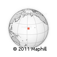 Outline Map of the Area around 18° 21' 26" N, 175° 52' 30" W, rectangular outline