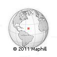 Outline Map of the Area around 18° 21' 26" N, 50° 4' 30" W, rectangular outline