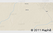 Shaded Relief 3D Map of the area around 18° 21' 26" N, 52° 46' 29" E