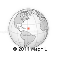 Outline Map of the Area around 18° 21' 26" N, 56° 52' 30" W, rectangular outline