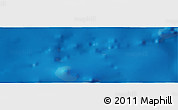 Shaded Relief Panoramic Map of the area around 18° 21' 26" N, 59° 25' 29" W