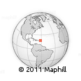 Outline Map of the Area around 18° 21' 26" N, 61° 58' 30" W, rectangular outline