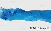 Physical Panoramic Map of the area around 18° 21' 26" N, 61° 58' 30" W