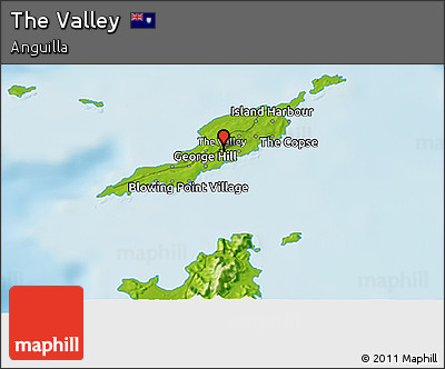 Physical 3D Map of the Valley