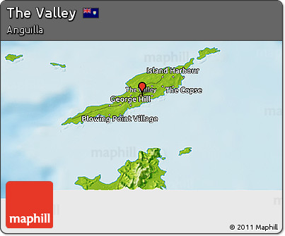Physical 3D Map of the Valley