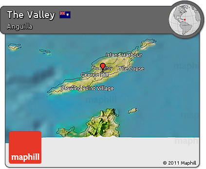 Satellite 3D Map of the Valley