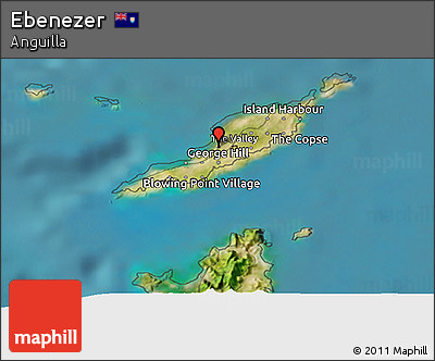 Satellite 3D Map of Ebenezer