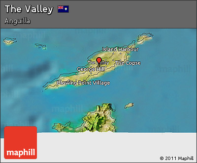 Satellite 3D Map of the Valley