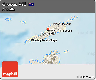 Shaded Relief 3D Map of Crocus Hill
