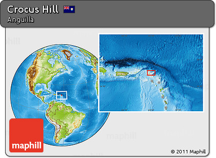 Physical Location Map of Crocus Hill
