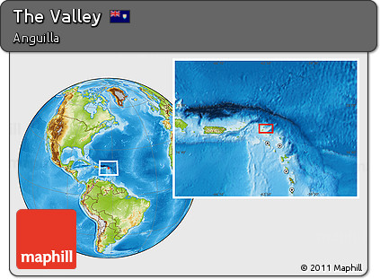 Physical Location Map of the Valley