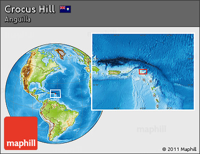 Physical Location Map of Crocus Hill