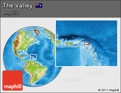 Physical Location Map of the Valley