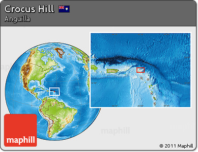 Physical Location Map of Crocus Hill